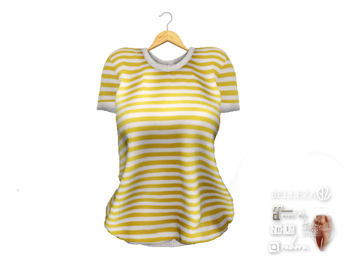 {amiable}Mesh Basic Fit Short Sleeve Tee Shirt06