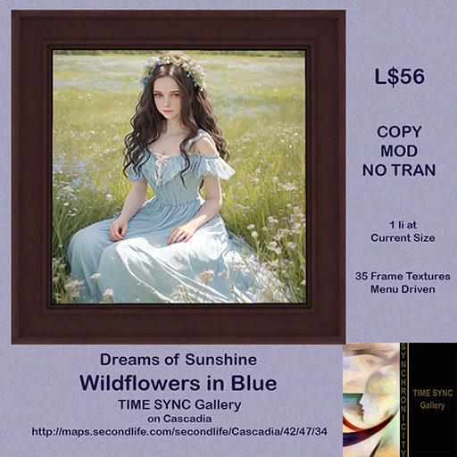 Wild Flowers in Blue