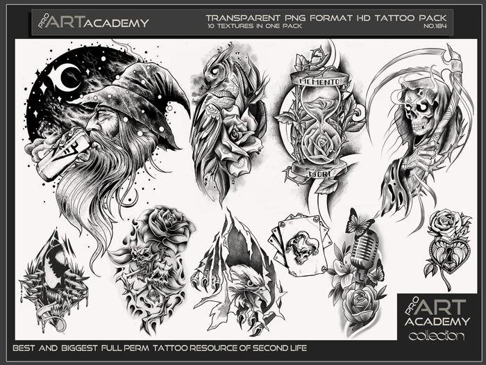 @PAA - Tattoo Texture Pack 184