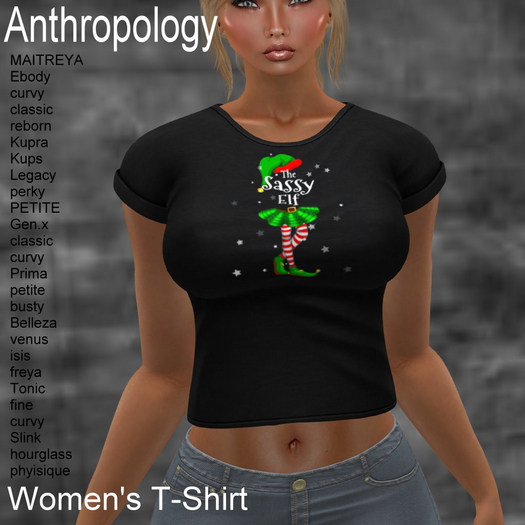Sassy Elf Women's T-Shirt (WTTA X)