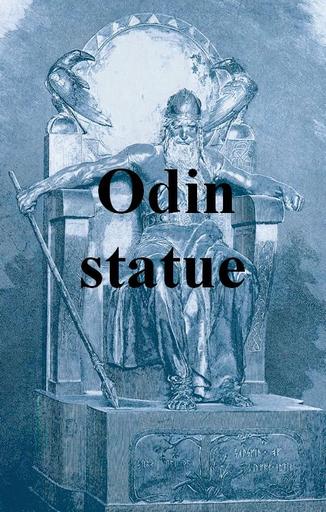 Odin cutout or statue