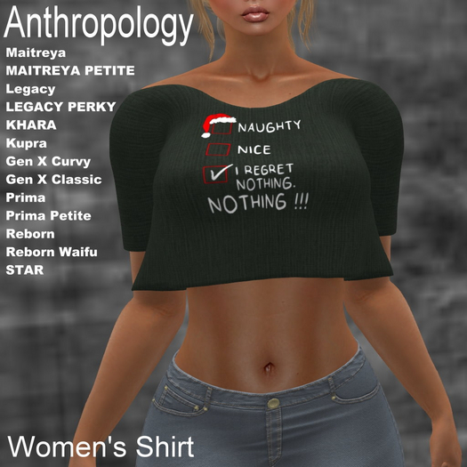 I regret nothing Women's Shirt (WZZ X)