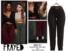 Frayed - Bronte Pants - Coffee