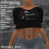 Left Unsupervised Women's Shirt (WZZ X)