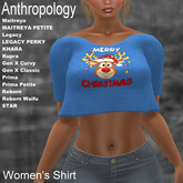 Merry Christmas Reindeer Women's Shirt (WZZ X)