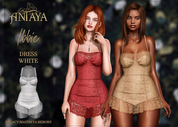 :: ANTAYA :: Dress "Ibbie" WHITE (wear)