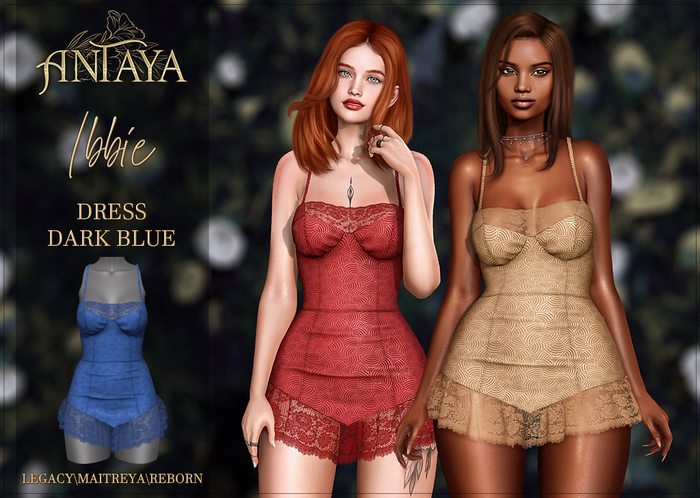 :: ANTAYA :: Dress "Ibbie" DARK BLUE (wear)