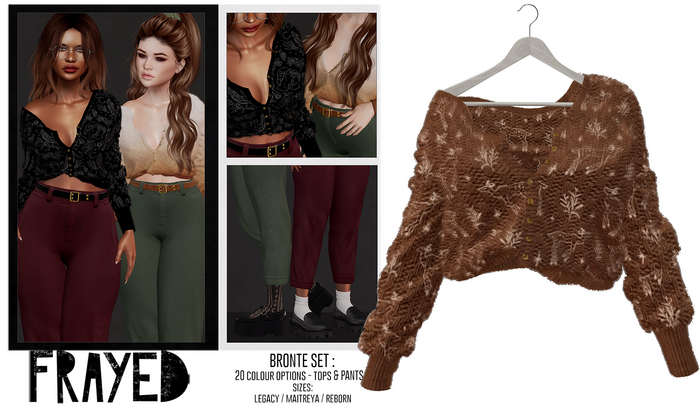 Frayed - Bronte Cardy - Fawn