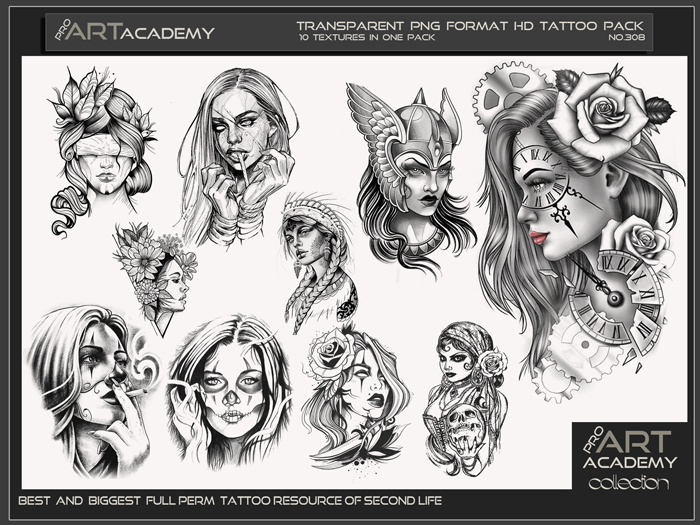 @PAA - Tattoo Texture Pack 308