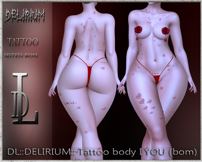 DL::DELIRIUM:: Tattoo body I YOU (bom)