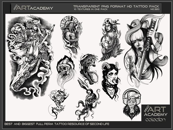 @PAA - Tattoo Texture Pack 320
