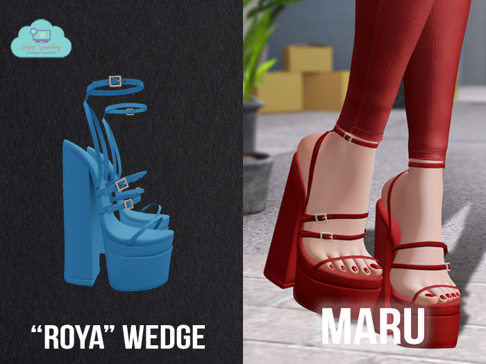 MARU x "Roya" Wedge / Blue 