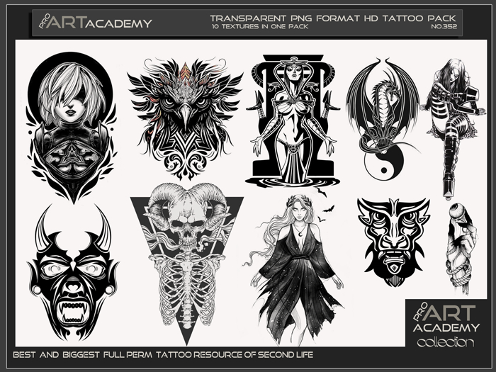 @PAA - Tattoo Texture Pack 352