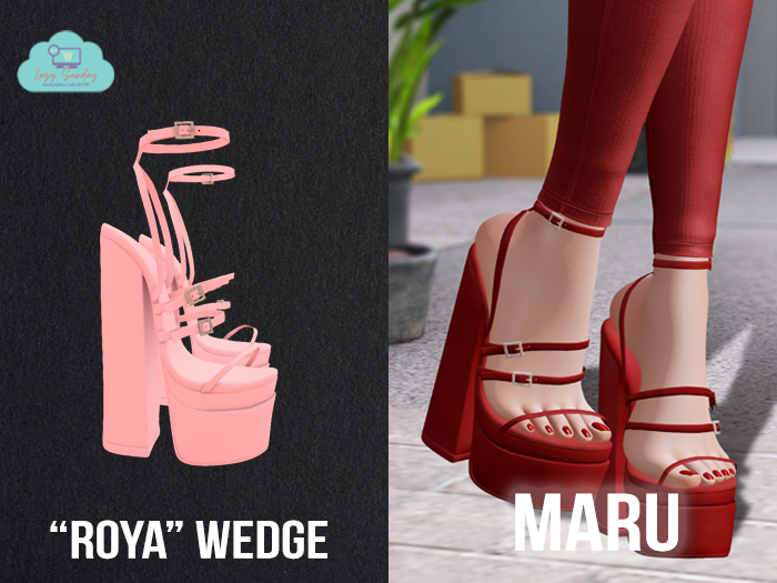 MARU x "Roya" Wedge / Pink 