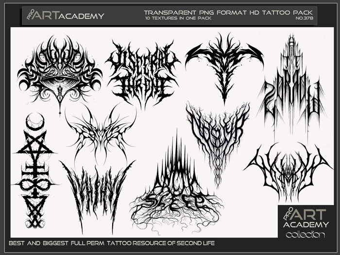 @PAA - Tattoo Texture Pack 378