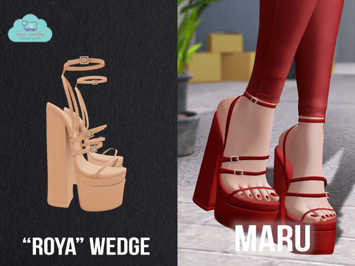 MARU x "Roya" Wedge / Nude