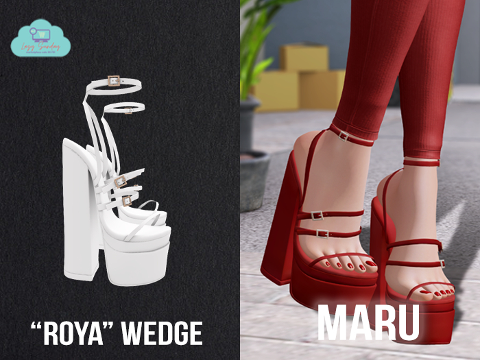 MARU x "Roya" Wedge / White 