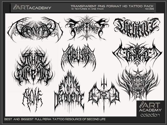 @PAA - Tattoo Texture Pack 399