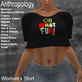 Oh What Fun! Women's Shirt (WZZ X)