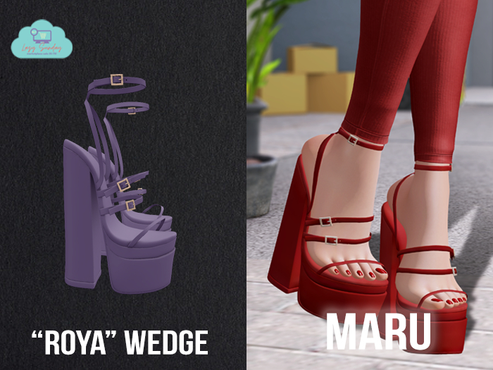 MARU x "Roya" Wedge / Purple 