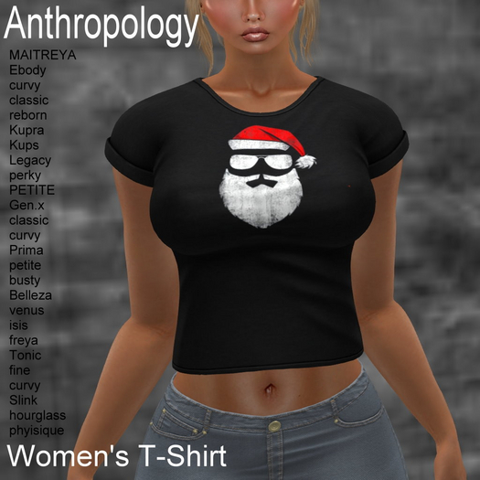 Santa Sunglasses Women's T-Shirt (WTTA X)