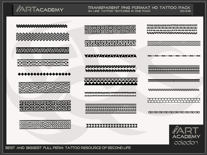 @PAA - Tattoo Texture Pack 445