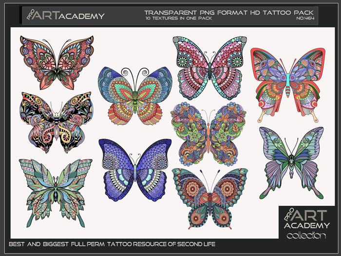 Second Life Marketplace - @PAA - Tattoo Texture Pack 464