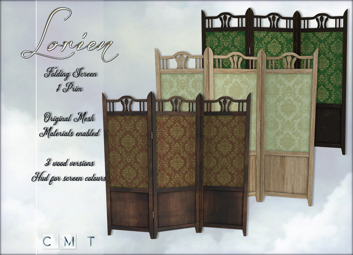 LORIEN FOLDING SCREEN BOXED