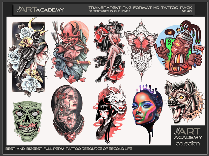 @PAA - Tattoo Texture Pack 477