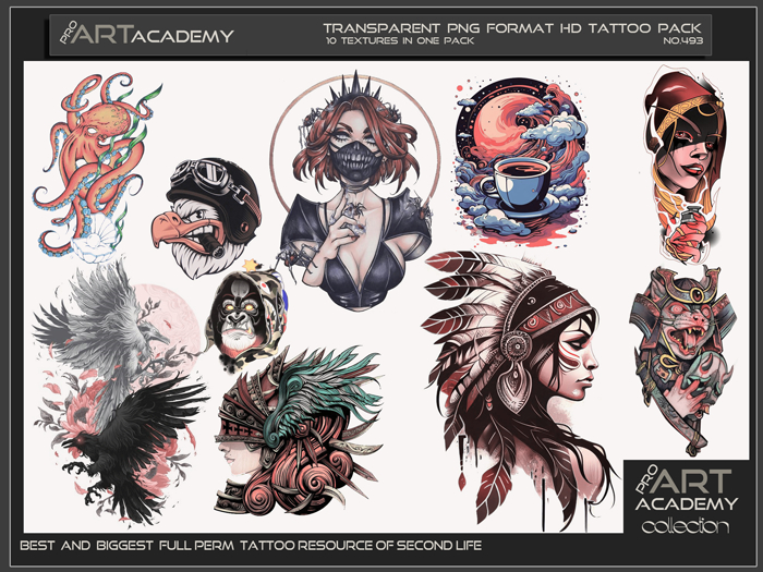 @PAA - Tattoo Texture Pack 493