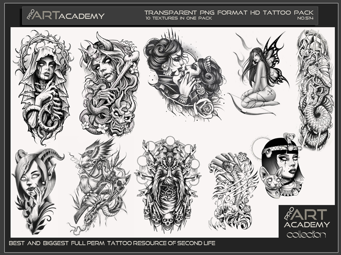 @PAA - Tattoo Texture Pack 514