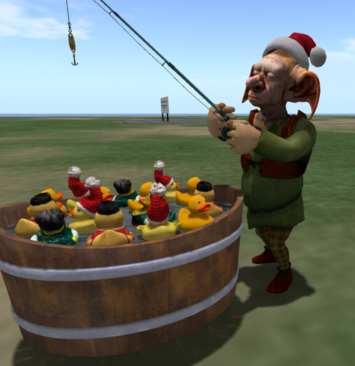 23 gnome fishing ducks