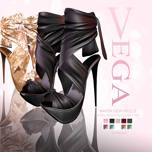 VEGA : MESH MAYSA HIGH HEEL