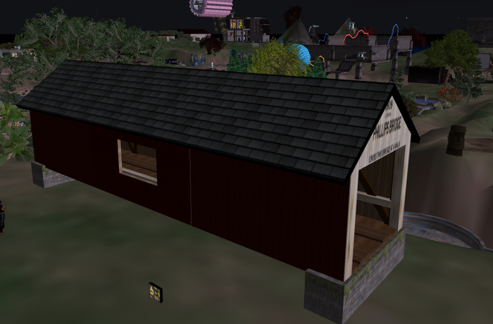 Midwestern Red Covered Bridge-parts