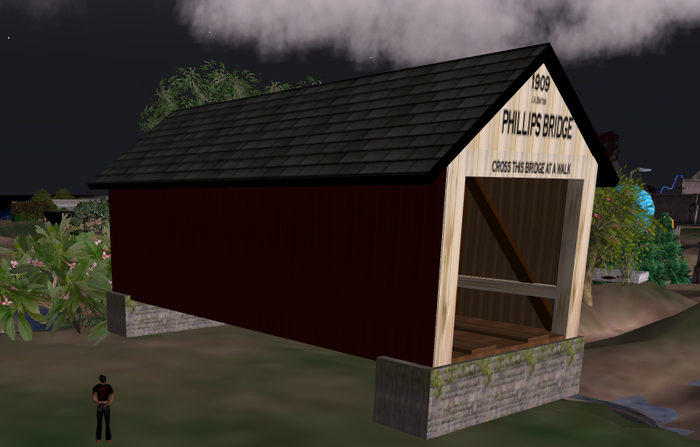 Midwestern Red Covered Bridge short