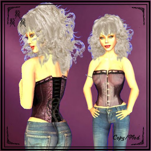 Deep Lavender Corset