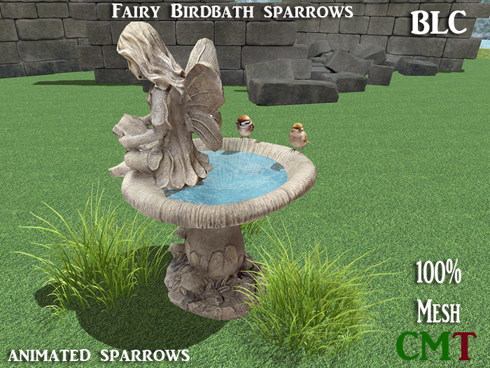 BLC Fairy Birdbatrh sparrows