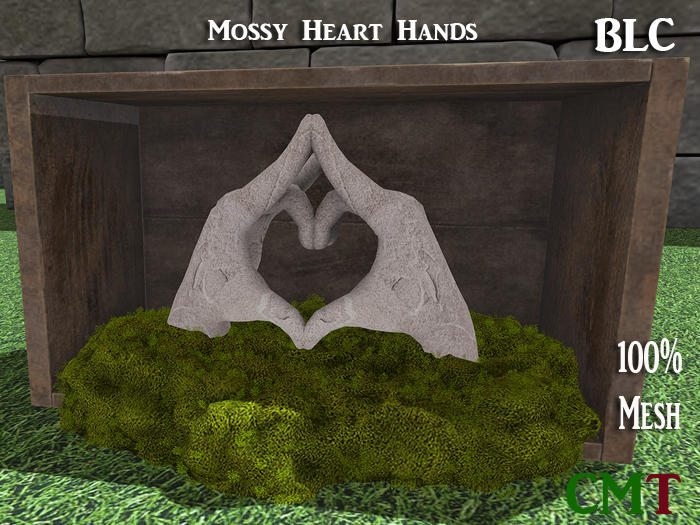 BLC Mossy heart hands
