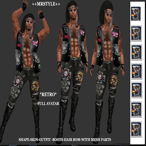 ++MRSTYLE++ Retro Full Avatar Man