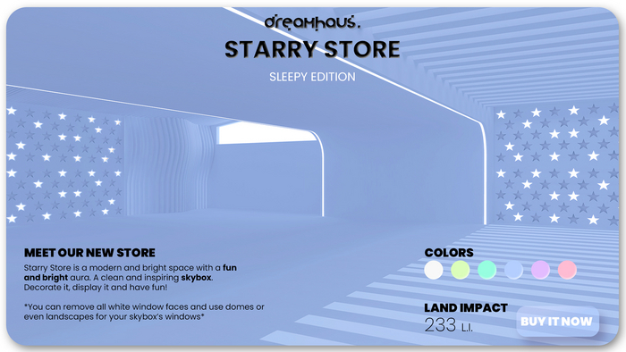 Dreamhaus. [S] Starry Store #SLEEPY