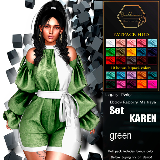 *BRILLANCIA* - Set Karen  green