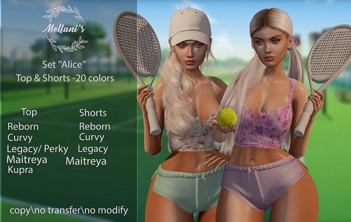 Mellani's Shorts '' Alice '' FATPACK