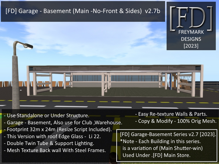 [FD] Garage - Basement (Main -No-Front & Sides)  v2.7b