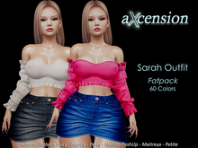 aX: Sarah Outfit 60 Colors FatPack