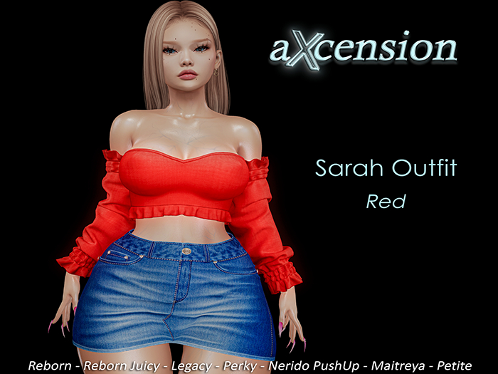 aX: Sarah Outfit Red