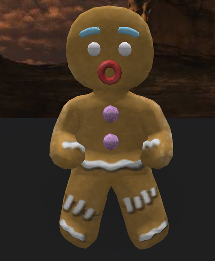 FullPerm GingaBread man tiny custom mesh avatar