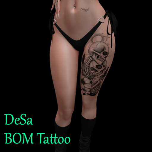 DeSa -Dead Flowers L- BOM Tattoo (Add)
