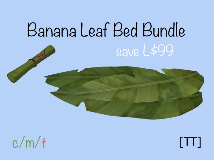 [TT] K'in Amazon Banana Leaf Bed FATPACK