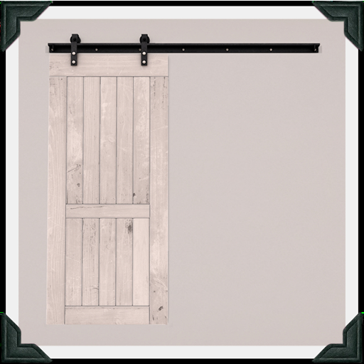 floorplan. sliding barn door / white [box]