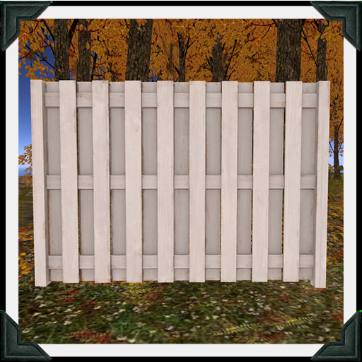 floorplan. privacy fence / white [box]